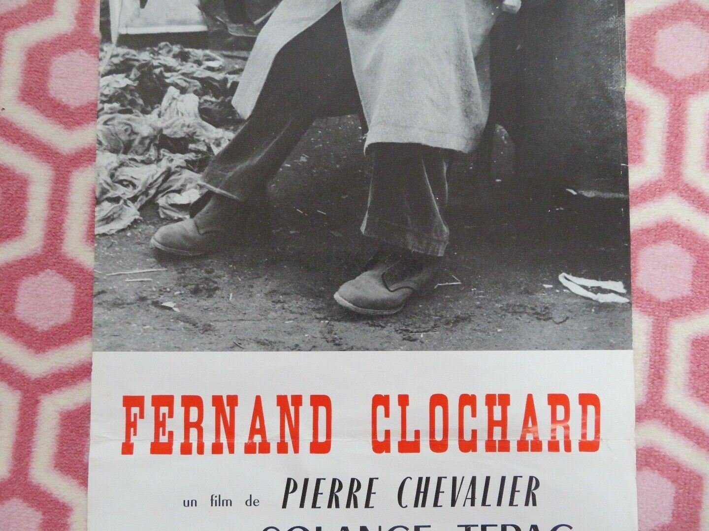 FERNAND CLOCHARD FRENCH (39.5"x 12") POSTER PIERRE CHEVALIER 1957 Movie posters