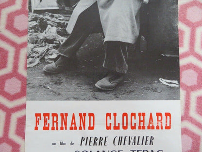 FERNAND CLOCHARD FRENCH (39.5"x 12") POSTER PIERRE CHEVALIER 1957 Movie posters