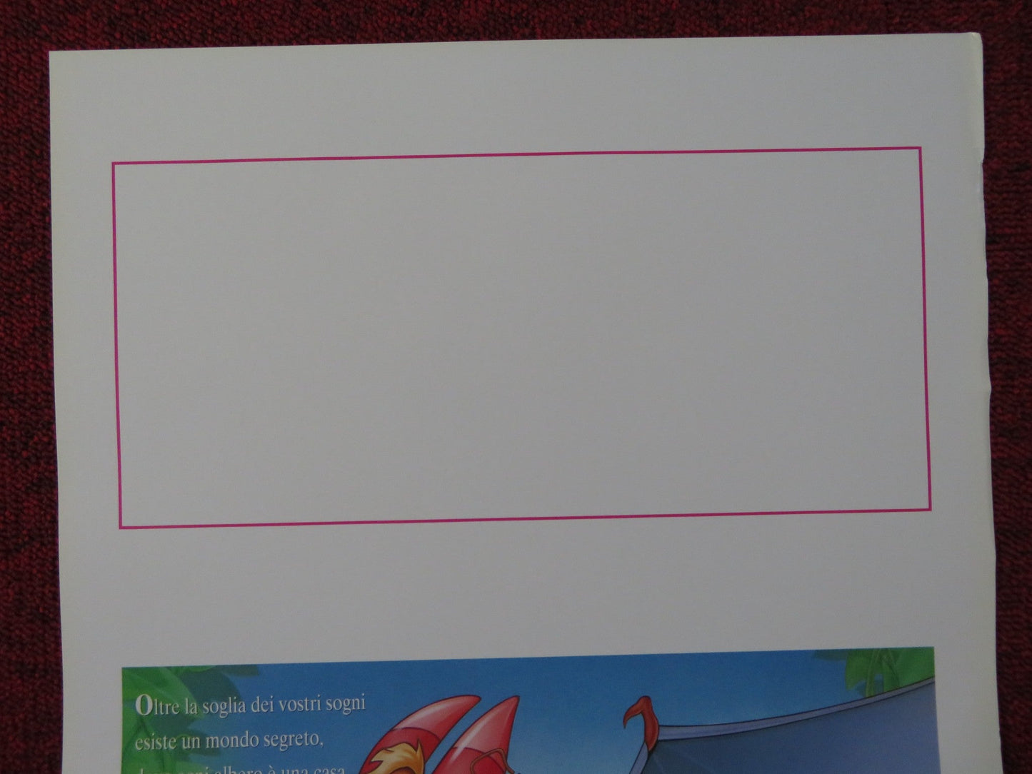 FERNGULLY: THA LAST RAINFOREST ITALIAN LOCANDINA POSTER TIM CURRY 1993 Rendezvous Cinema Movie posters