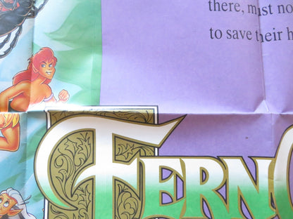 FERNGULLY: THE LAST RAINFOREST QUAD POSTER FOLDED TIM CURRY S.MATHIS 1992 Rendezvous Cinema Movie posters
