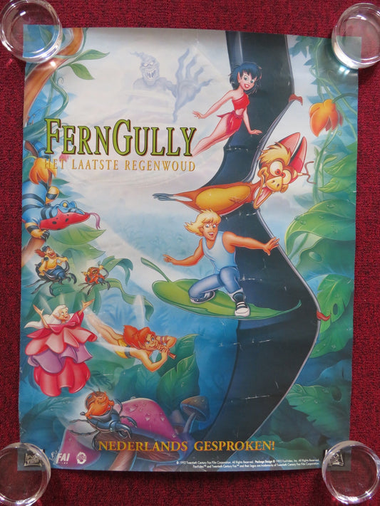 FERNGULLY: THE LAST RAINFOREST VHS VIDEO POSTER ROLLED TIM CURRY S.MATHIS 1992 Rendezvous Cinema Movie posters