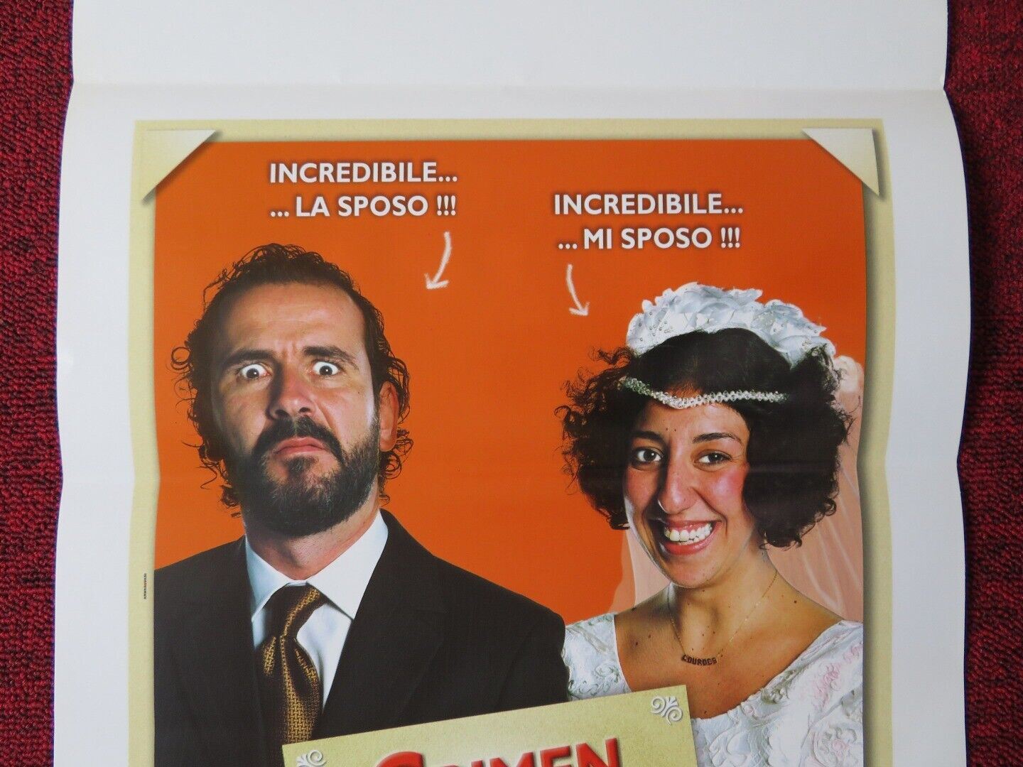 FERPECT CRIME ITALIAN LOCANDINA (27.5"x13") POSTER GUILLERMO TOLEDOMONICA 2004 Movie posters