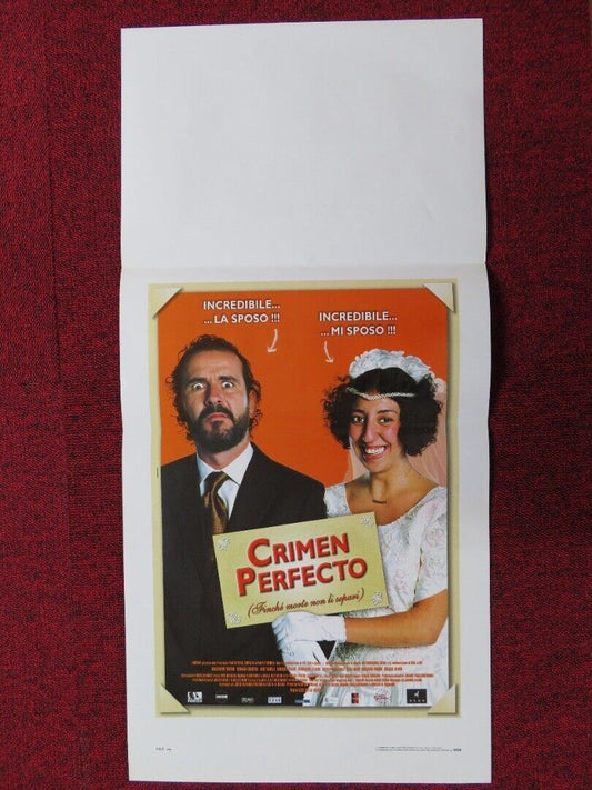 FERPECT CRIME ITALIAN LOCANDINA (27.5"x13") POSTER GUILLERMO TOLEDOMONICA 2004 Movie posters