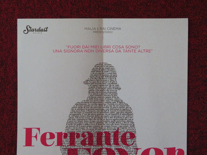 FERRANTE FEVER ITALIAN LOCANDINA (26.5"x12.5") POSTER ROBERTO FAENZA 2017 Rendezvous Cinema Movie posters