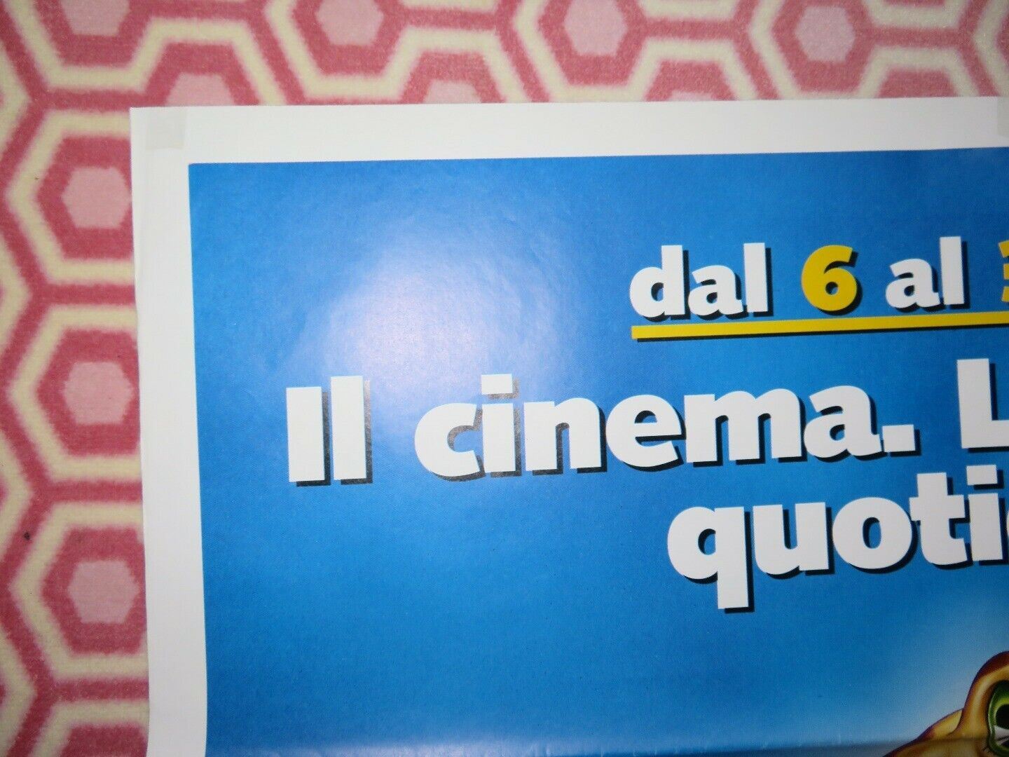 FESTA DEL CINEMA ITALIA ITALIAN 2 FOGLIO (55"x 39") POSTER 1996 Movie posters