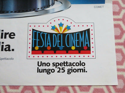 FESTA DEL CINEMA ITALIA ITALIAN 2 FOGLIO (55"x 39") POSTER 1996 Movie posters