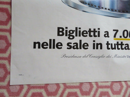FESTA DEL CINEMA ITALIA ITALIAN 2 FOGLIO (55"x 39") POSTER 1996 Movie posters
