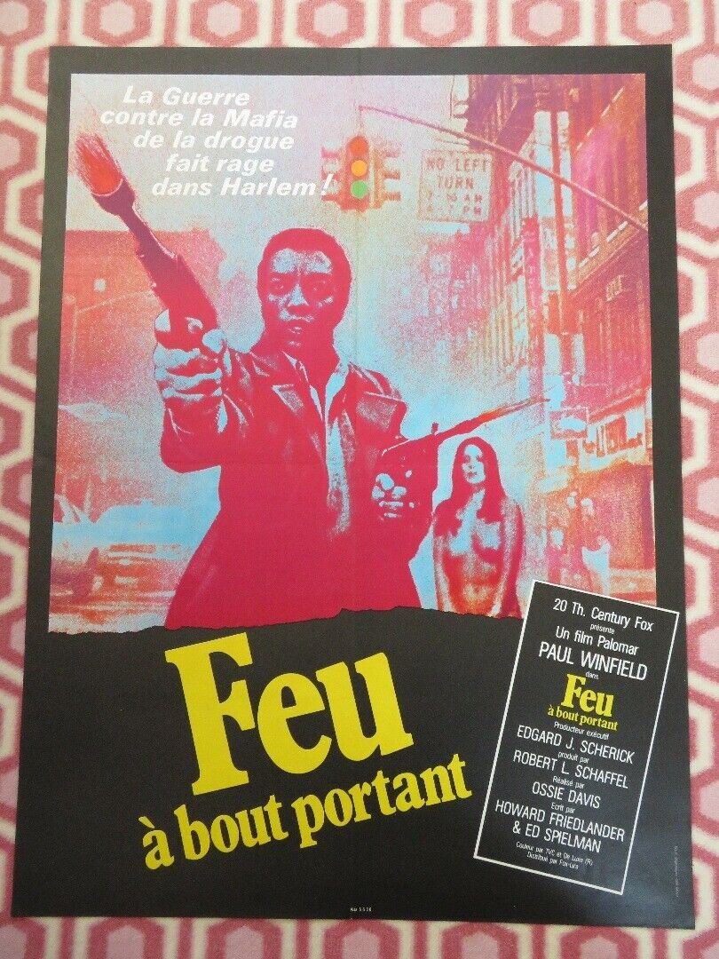 FEU A BOUT PORTANT/ Gordon's War FRENCH MOYENNE (30.5"x 22.5") POSTER 1973 - Rendezvous Cinema