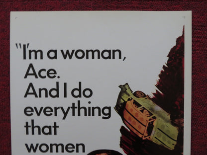 FEVER HEAT US INSERT (14"x 36") POSTER NICK ADAMS JEANNINE RILEY 1968 Rendezvous Cinema Movie posters