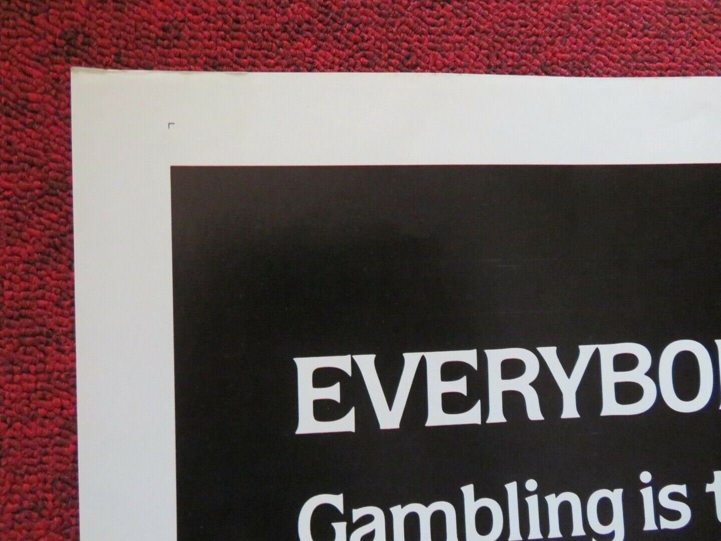 FEVER PITCH FOLDED US ONE SHEET POSTER RYAN O'NEAL 1985 Movie posters