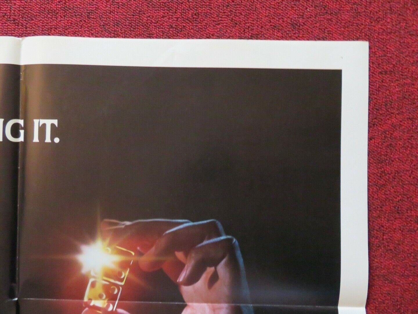 FEVER PITCH FOLDED US ONE SHEET POSTER RYAN O'NEAL 1985 Movie posters