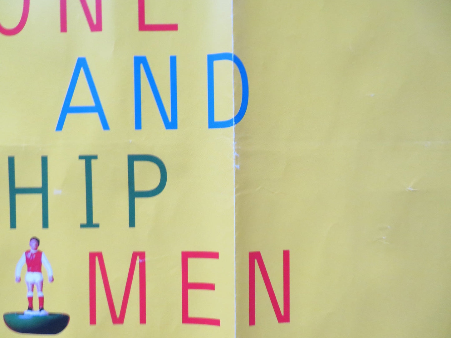 FEVER PITCH UK QUAD (30"x 40") ROLLED POSTER COLIN FIRTH RUTH GEMMELL 1997 Rendezvous Cinema Movie posters