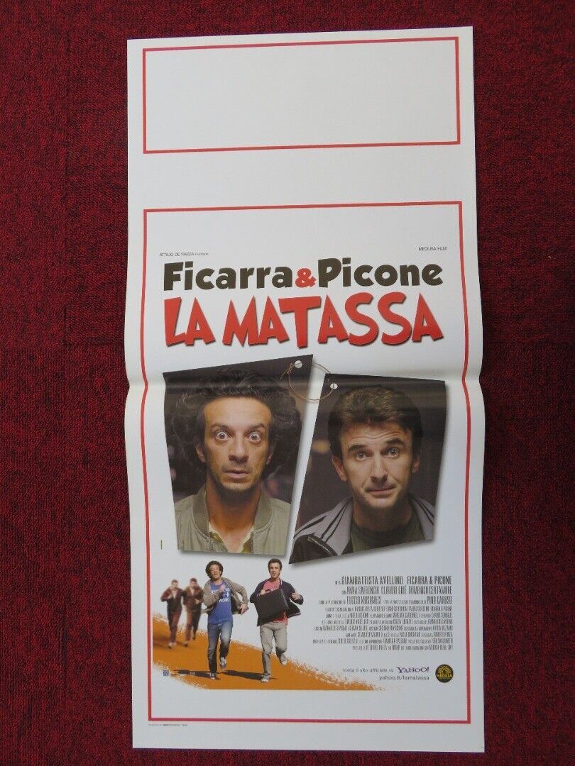 FICARRA & PICONE LA MATASSA ITALIAN LOCANDINA (27.5"x13") POSTER C GIOE 2009 Movie posters