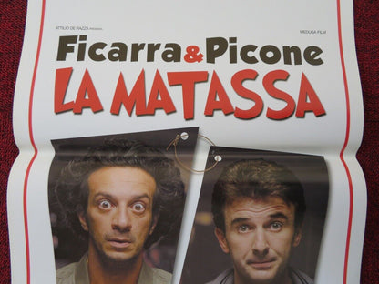 FICARRA & PICONE LA MATASSA ITALIAN LOCANDINA (27.5"x13") POSTER C GIOE 2009 Movie posters