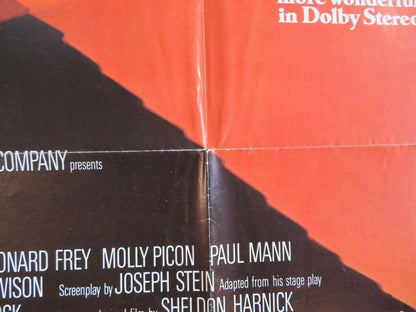 FIDDLER ON THE ROOF US ONE SHEET POSTER TOPOL NORMA CRANE 1971 Movie posters