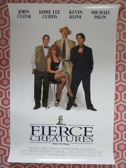 FIERCE CREATURES US ONE SHEET ROLLED POSTER JOHN CLEESE 1997 Movie posters