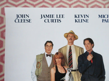 FIERCE CREATURES US ONE SHEET ROLLED POSTER JOHN CLEESE JAMIE LEE CURTIS 1997 Movie posters
