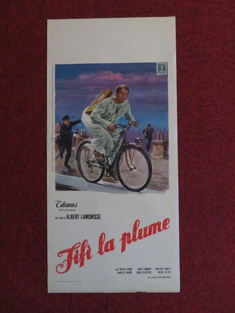 FIFI LA PLUME / Circus Angel ITALIAN LOCANDINA (27.5"x13") POSTER 1965 Movie posters