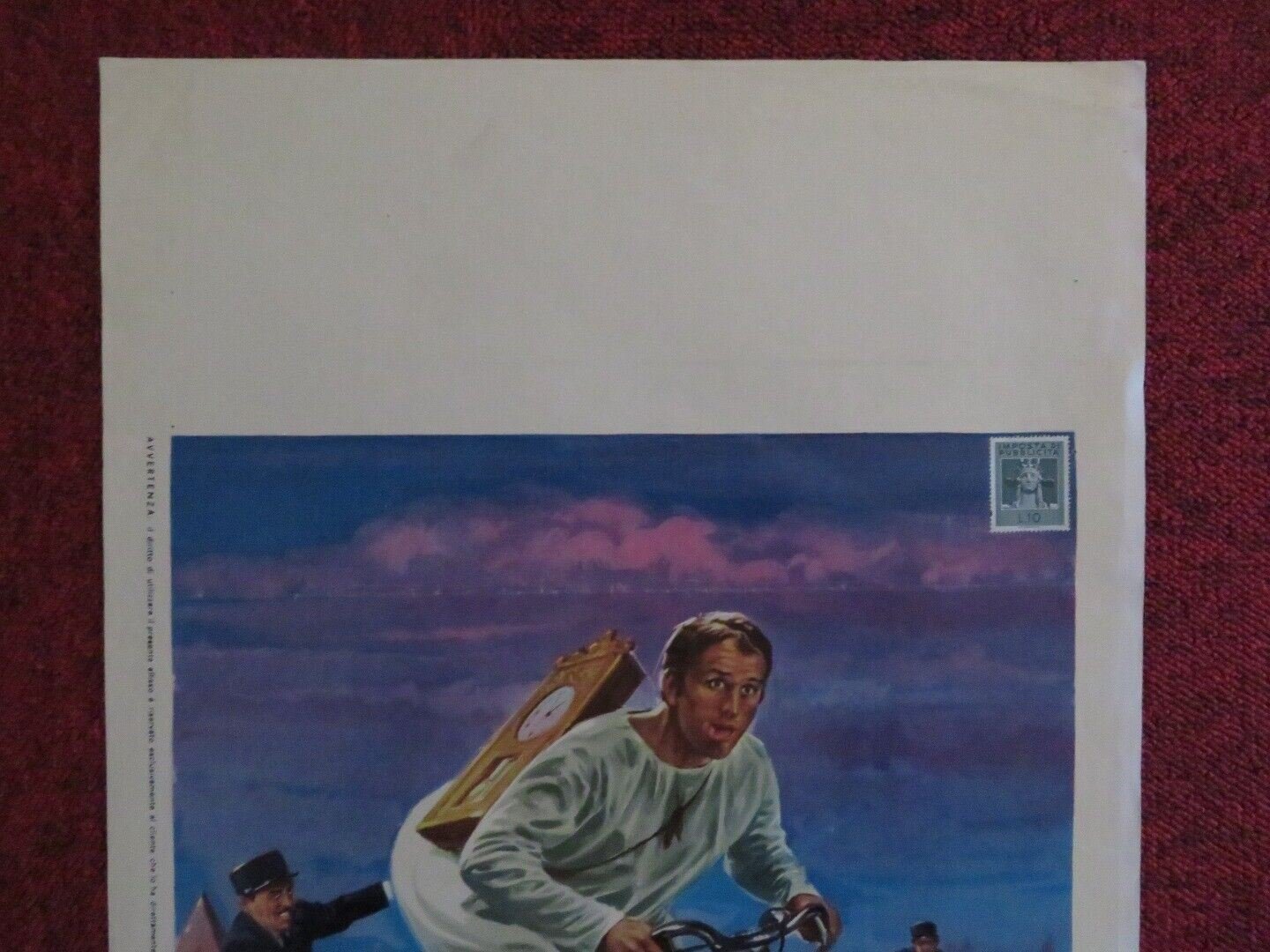 FIFI LA PLUME / Circus Angel ITALIAN LOCANDINA (27.5"x13") POSTER 1965 Movie posters