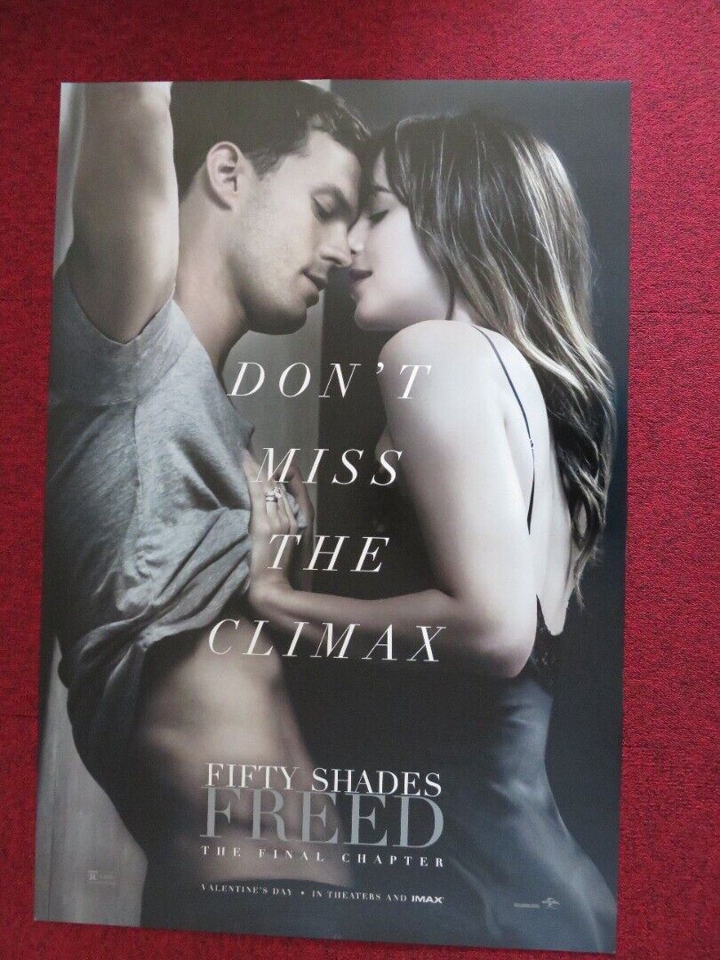 FIFTY SHADES FREED US ONE SHEET ROLLED POSTER DAKOTA JOHNSON JAMIE DORNAN 2018 Movie posters