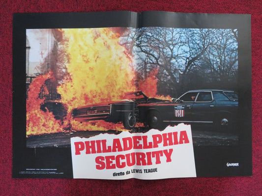 FIGHTING BACK - B ITALIAN FOTOBUSTA POSTER TOM SKERRITT PATTI LUPONE 1983 Rendezvous Cinema Movie posters