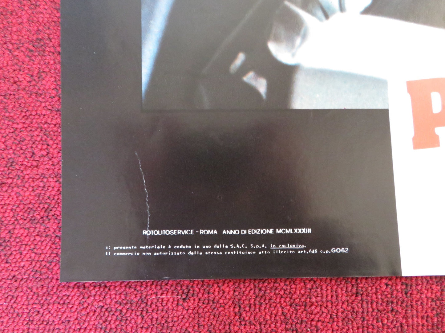 FIGHTING BACK - C ITALIAN FOTOBUSTA POSTER TOM SKERRITT PATTI LUPONE 1983 Rendezvous Cinema Movie posters