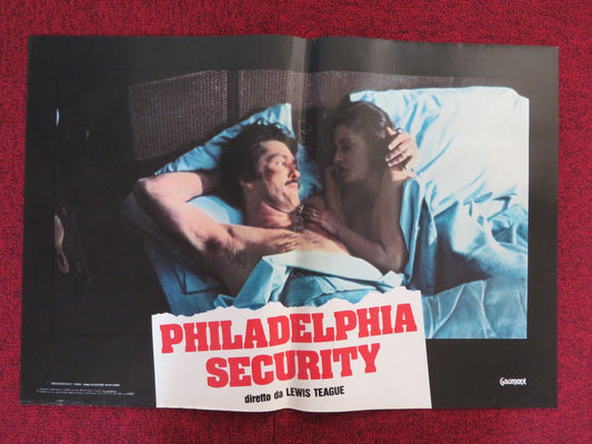 FIGHTING BACK - E ITALIAN FOTOBUSTA POSTER TOM SKERRITT PATTI LUPONE 1983 Rendezvous Cinema Movie posters