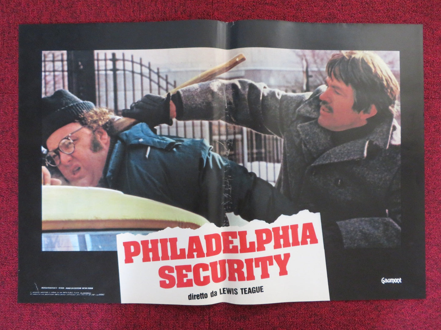 FIGHTING BACK - F ITALIAN FOTOBUSTA POSTER TOM SKERRITT PATTI LUPONE 1983 Rendezvous Cinema Movie posters