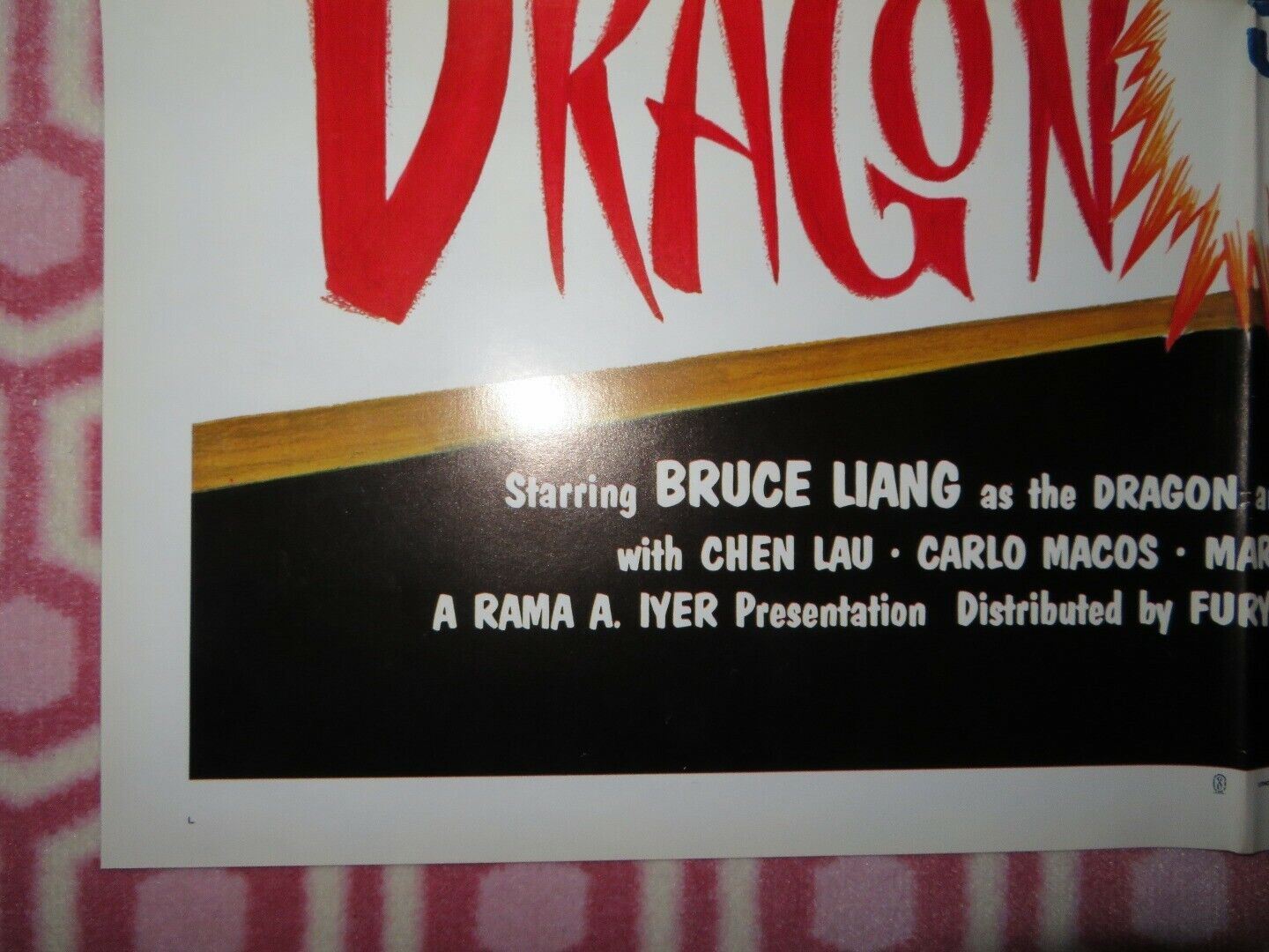 FIGHTING DRAGON VS. THE DEADLY TIGER/ Call Me Dragon US ONE SHEET POSTER 1980 Movie posters