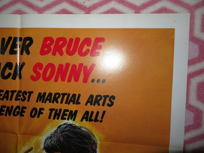 FIGHTING DRAGON VS. THE DEADLY TIGER/ Call Me Dragon US ONE SHEET POSTER 1980 Movie posters