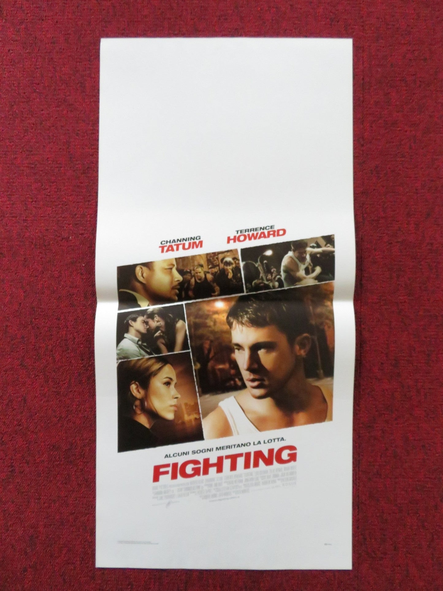 FIGHTING ITALIAN LOCANDINA POSTER CHANNING TATUM TERRENCE HOWARD 2009 Rendezvous Cinema Movie posters