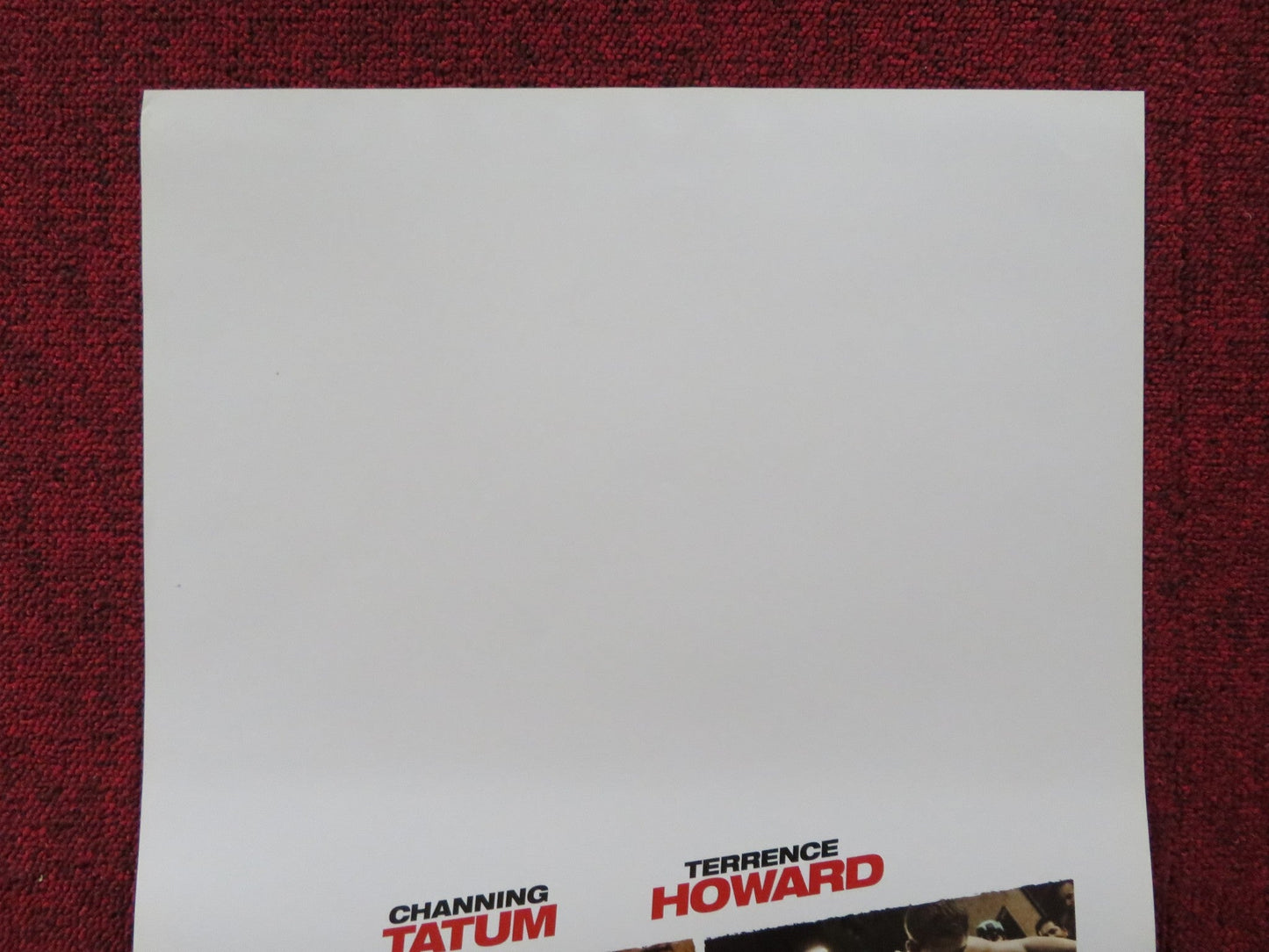 FIGHTING ITALIAN LOCANDINA POSTER CHANNING TATUM TERRENCE HOWARD 2009 Rendezvous Cinema Movie posters