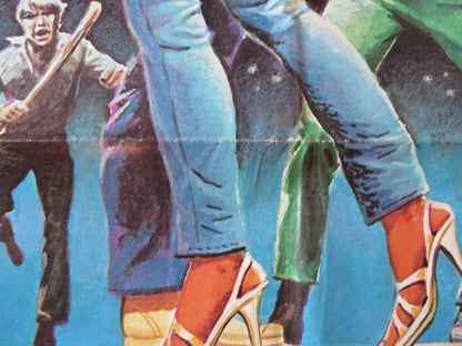 FIGHTING MAD / DEATH FORCE FOLDED US ONE SHEET POSTER J KENNEDY L ISSAC 1978 Movie posters