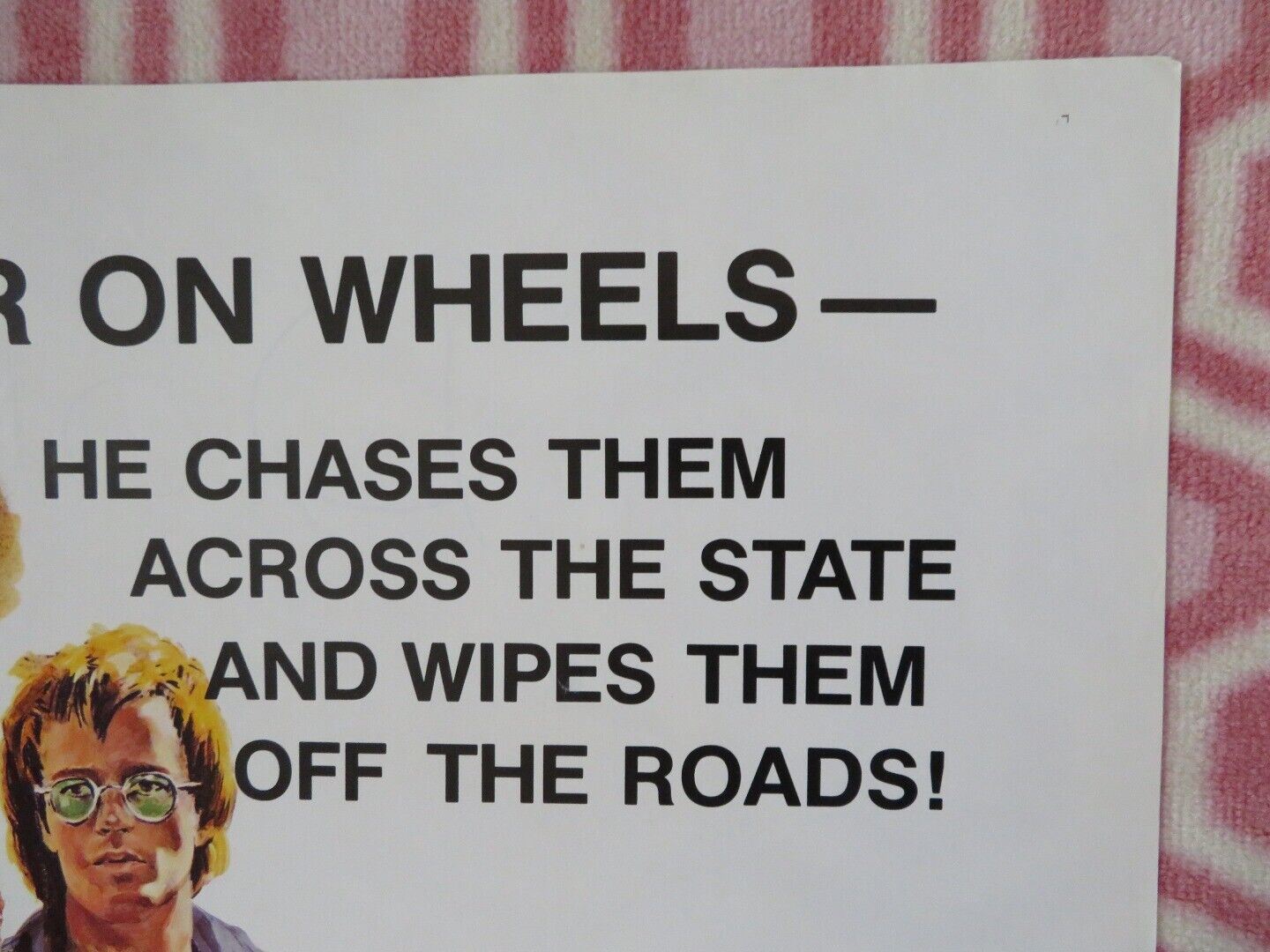 FIGHTING MAD STYLE B FOLDED US ONE SHEET POSTER LYNN LOWRY JOHN DOUCETTE 1976 - Rendezvous Cinema