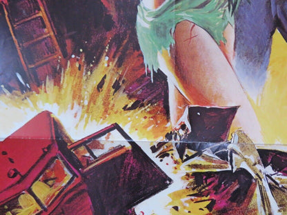 FIGHTING MAD STYLE B FOLDED US ONE SHEET POSTER LYNN LOWRY JOHN DOUCETTE 1976 - Rendezvous Cinema