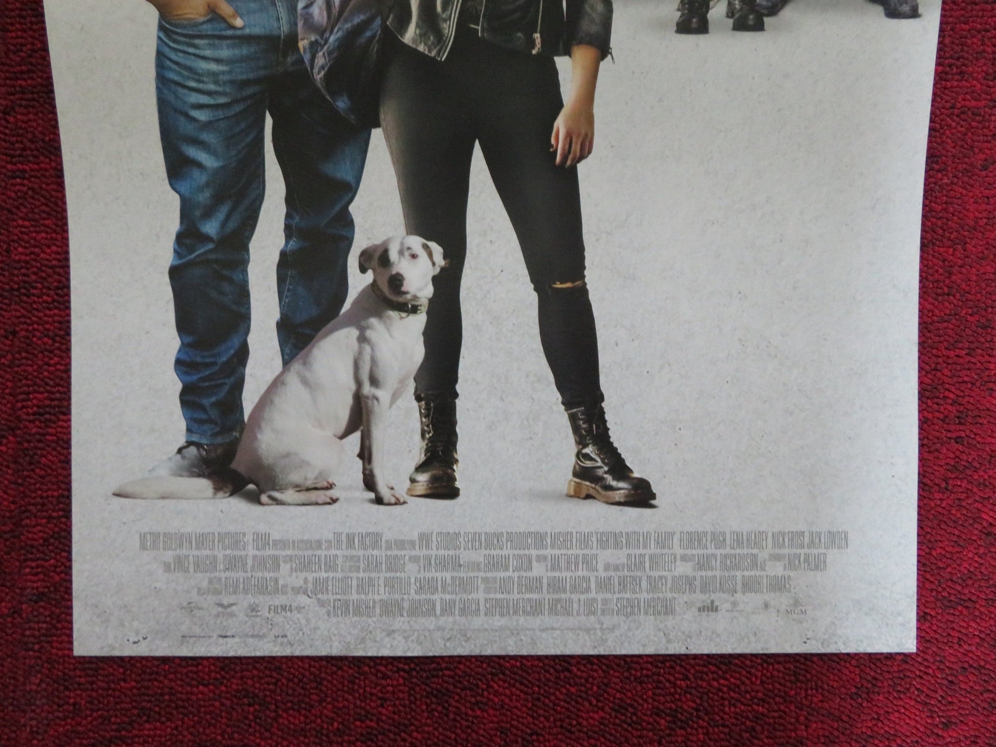 FIGHTING WITH MY FAMILY ITALIAN LOCANDINA POSTER DWAYNE JOHNSON NICK FROST 2019 Rendezvous Cinema Movie posters