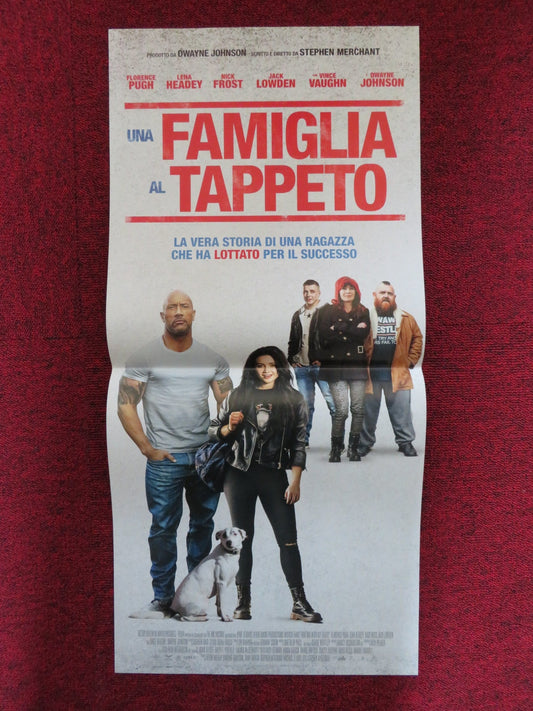 FIGHTING WITH MY FAMILY ITALIAN LOCANDINA POSTER DWAYNE JOHNSON NICK FROST 2019 Rendezvous Cinema Movie posters