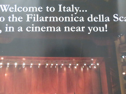 FILARMONICA DELLA SCALA IN CINEMAS 30TH ANNIVERSARY UK QUAD ROLLED POSTER 2012 Rendezvous Cinema Movie posters