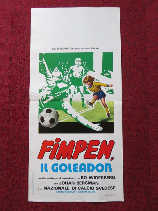 FIMPEN, IL GOLEADOR ITALIAN LOCANDINA POSTER JOHAN BERGMAN MAGNUS HARENSTAM 1974 Rendezvous Cinema Movie posters