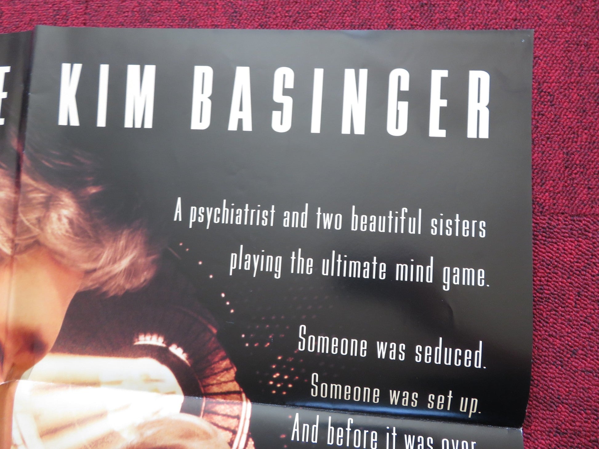 FINAL ANALYSIS FOLDED US ONE SHEET POSTER RICHARD GERE KIM BASINGER 1992 Rendezvous Cinema Movie posters