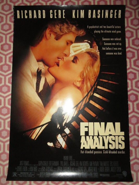 FINAL ANALYSIS ONE SHEET ROLLED POSTER RICHARD GERE KIM BASINGER 1992 - Rendezvous Cinema