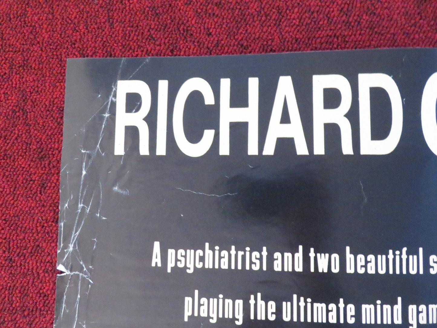 FINAL ANALYSIS UK QUAD POSTER FOLDED RICHARD GERE KIM BASINGER 1992 Rendezvous Cinema Movie posters