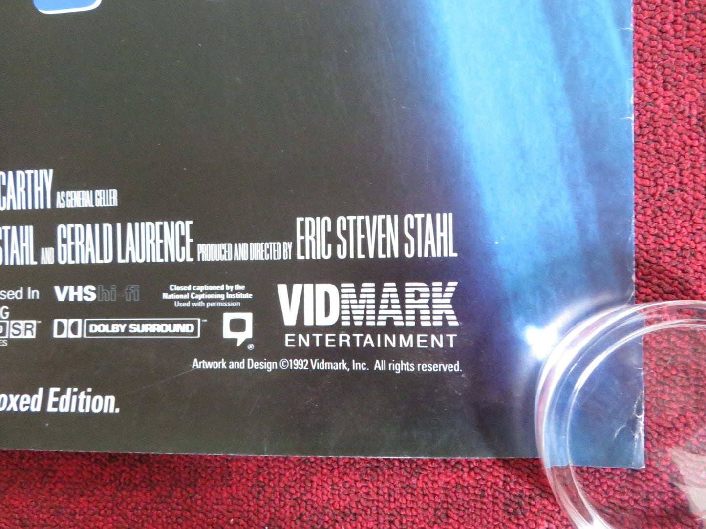 FINAL APPROACH US ONE SHEET ROLLED POSTER JAMES SIKKING HECTOR ELIZONDO 1991 Rendezvous Cinema Movie posters