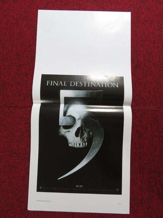 FINAL DESTINATION 5 ITALIAN LOCANDINA (27.5"x13") POSTER NICHOLAS D'AGOSTO 2011 Movie posters