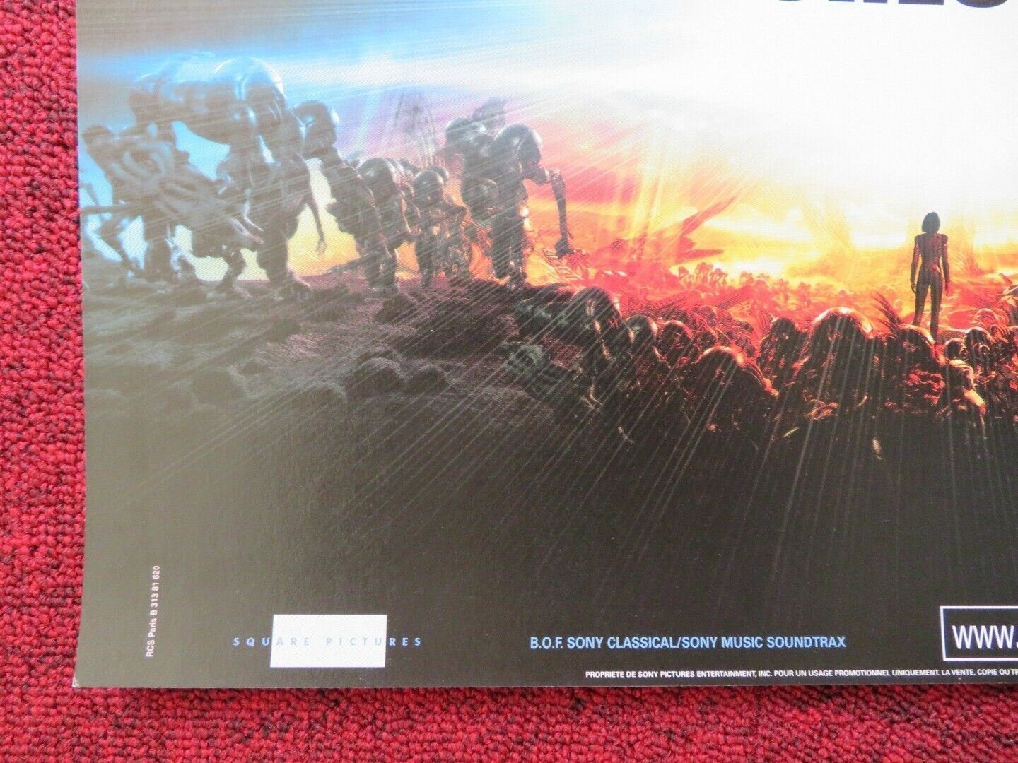 FINAL FANTASY THE SPIRITS WITHIN FRENCH (16"x 21") POSTER BALDWIN RHAMES 2001 Movie posters