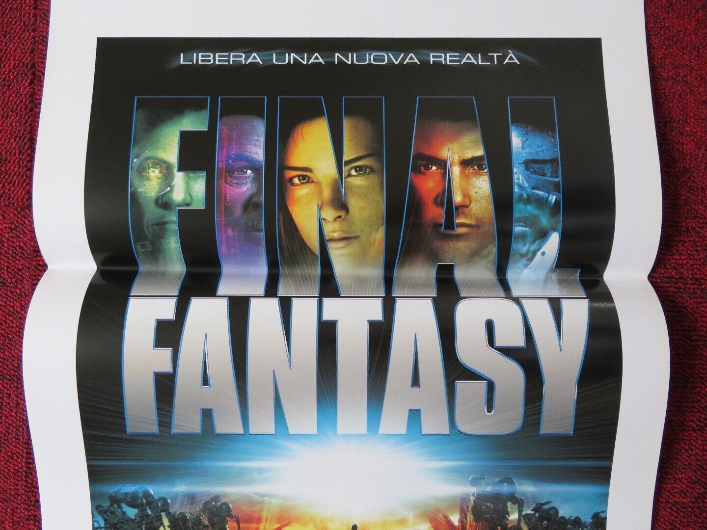 FINAL FANTASY - THE SPIRITS WITHIN ITALIAN LOCANDINA (27.5"x13") POSTER 2001 - Rendezvous Cinema