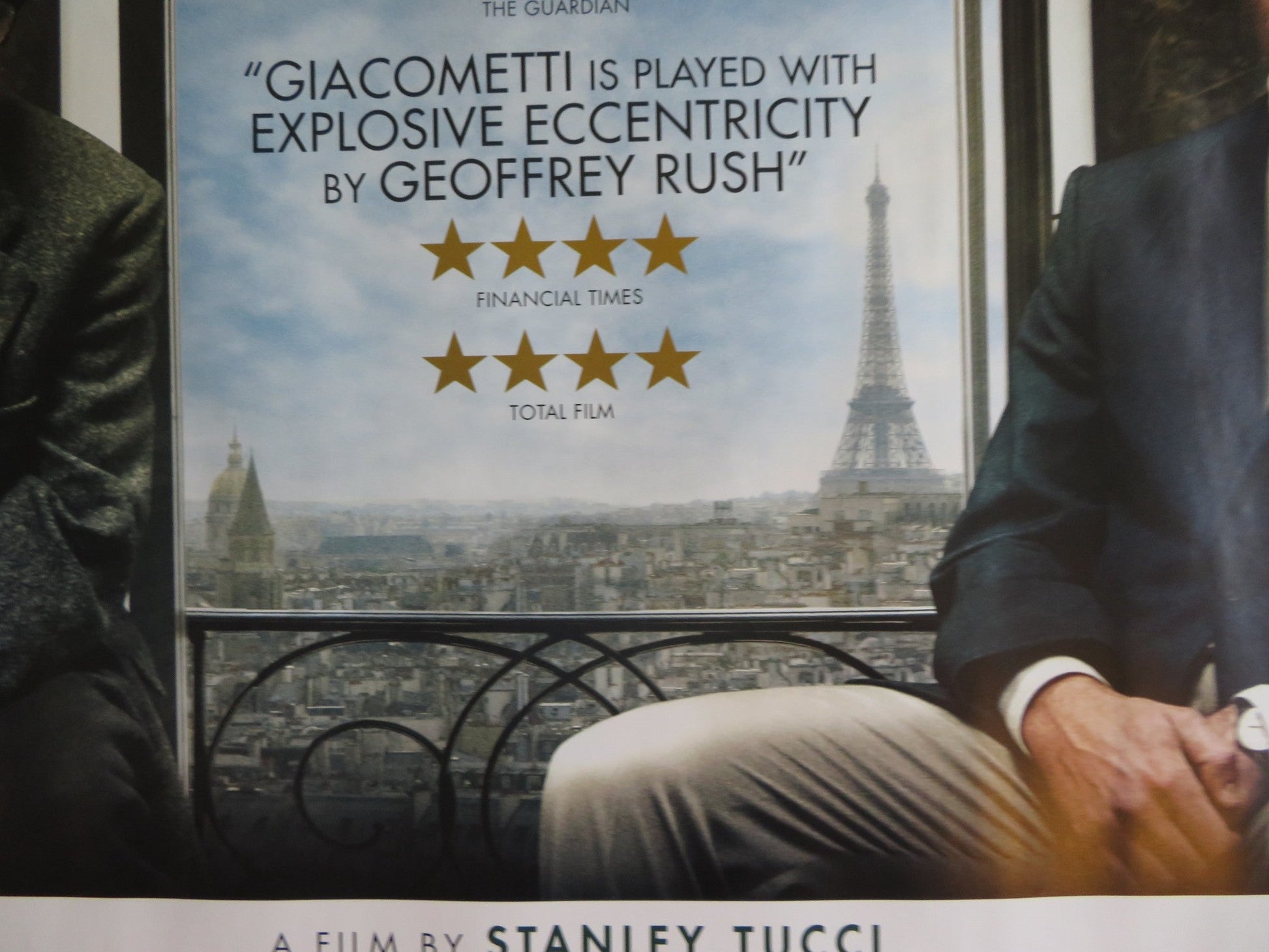 FINAL PORTRAIT UK QUAD (30"x 40") ROLLED POSTER GEOFFREY RUSH ARMIE HAMMER 2017 Rendezvous Cinema Movie posters