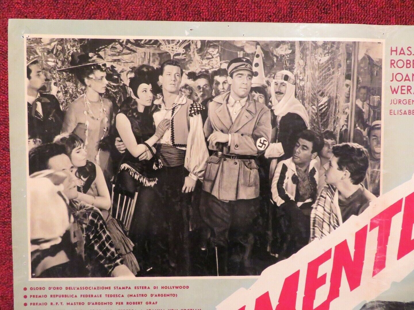 FINALMENTE L'ALBA / AREN'T WE WONDERFUL - A ITALIAN FOTOBUSTA POSTER 1958 Movie posters