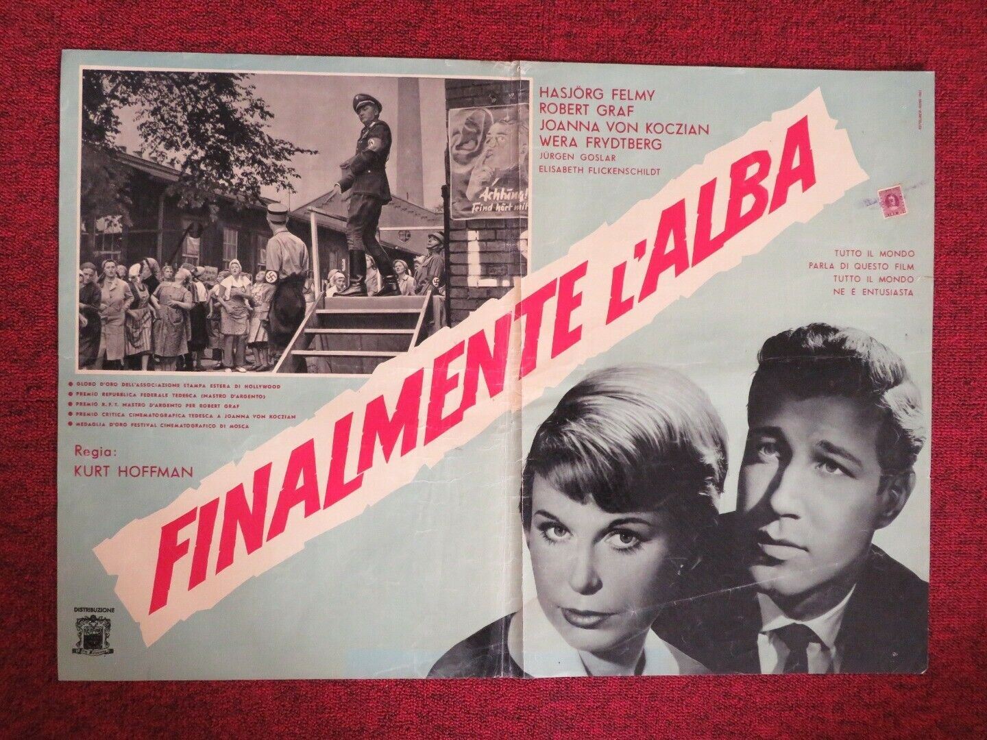 FINALMENTE L'ALBA / AREN'T WE WONDERFUL - B ITALIAN FOTOBUSTA POSTER 1958 Movie posters