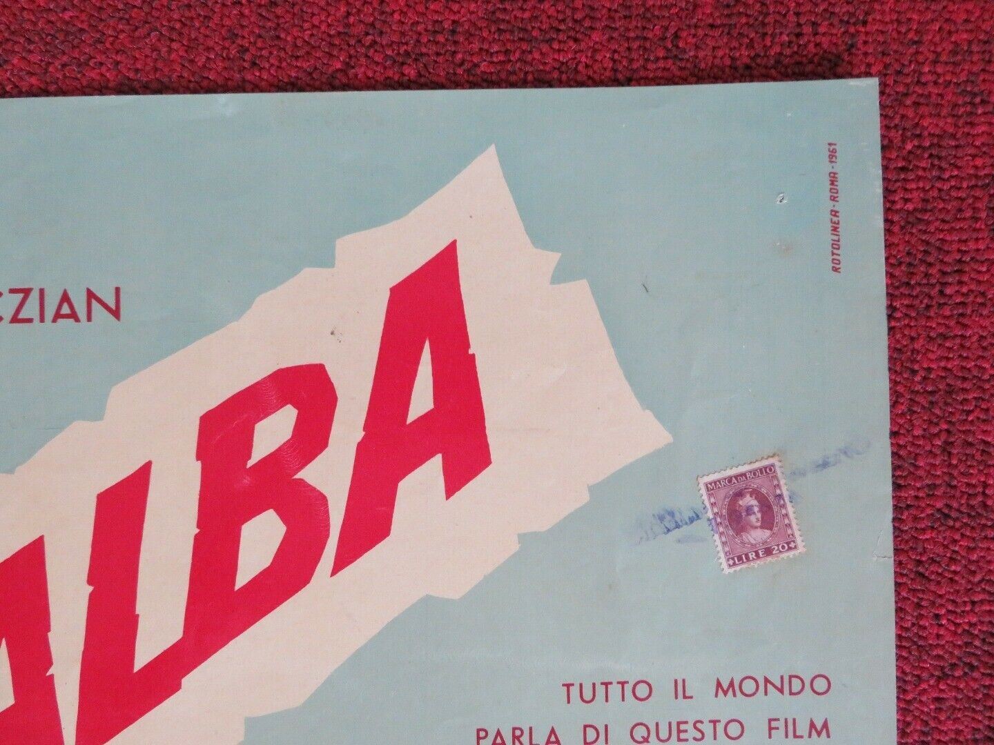 FINALMENTE L'ALBA / AREN'T WE WONDERFUL - B ITALIAN FOTOBUSTA POSTER 1958 Movie posters